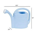 thumbnail image 3 of (2 pack) Root & Vessel Vessel 2-Gallon Sky Blue Plastic Watering Can for Outdoors, 3 of 5