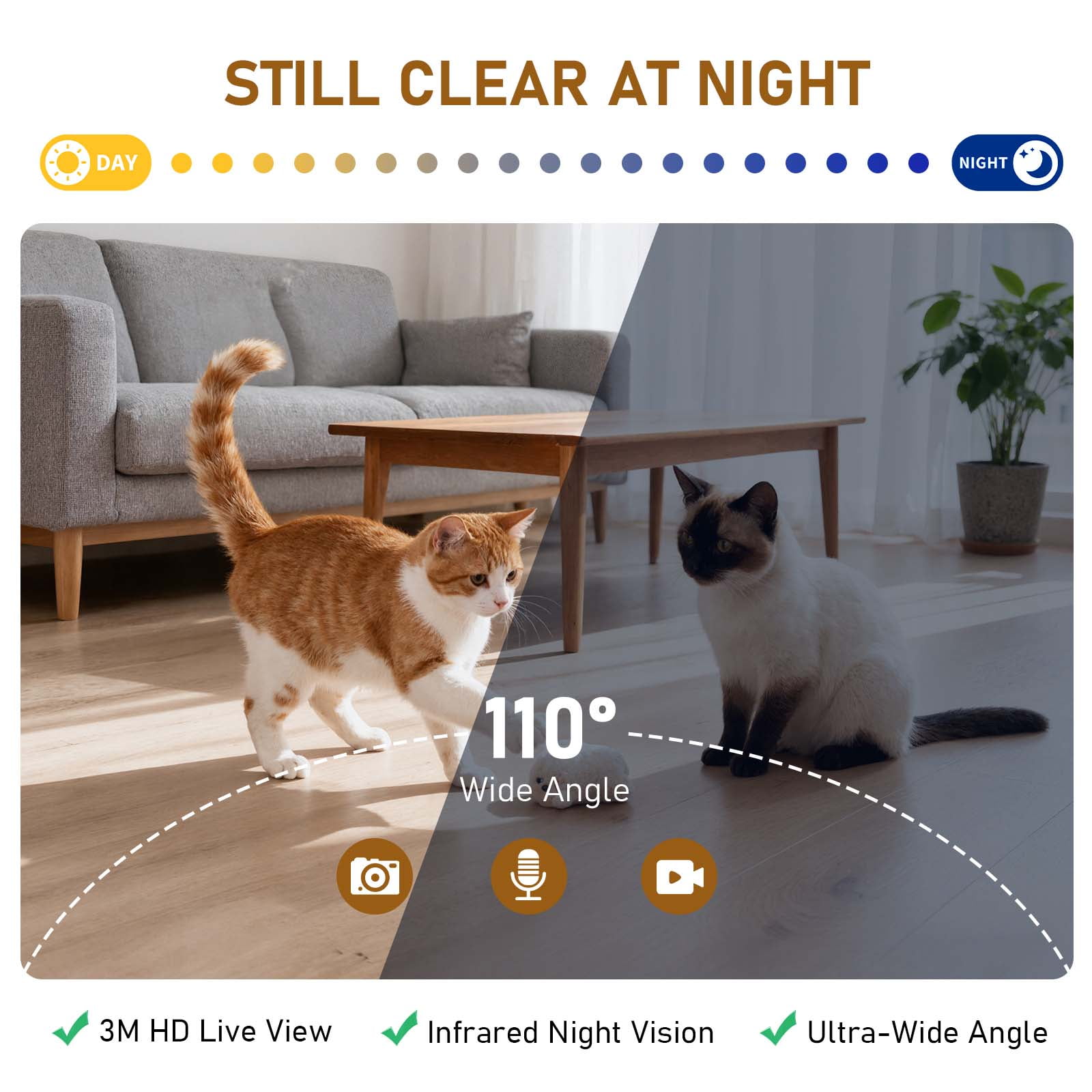 Eurhowing Smart WiFi Pet Feeder with 1080P HD Camera, 6.5L Automatic Cat Feeder Dog Food Dispenser with Night Vision & 2-Way Audio, App Control, Timer, Dual Power, Black
