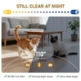 thumbnail image 6 of Eurhowing Smart WiFi Pet Feeder with 1080P HD Camera, 6.5L Automatic Cat Feeder Dog Food Dispenser with Night Vision & 2-Way Audio, App Control, Timer, Dual Power, White, 6 of 9