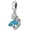 Blue Butterfly Fish Pendant, variant on Charm for Women Bracelets 925 Sterling Silver Marine Animals Dangle Pendant,Clown Fish,Vitality,Clown Fish,Vitality