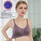 thumbnail image 2 of Sujetador de lactancia sin costuras de talla grande con hebilla de apertura frontal y anillo de acero para mujeres embarazadas, sujetador de lactancia ajustable con tiras, sujetador sin, 2 of 6
