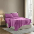 thumbnail image 6 of Nestl Twin XL Sheet Sets, 1800 Series Deep Pocket 3 Piece, Soft Microfiber Kids Bedding Set, LIGHT PINK sheets, 6 of 10