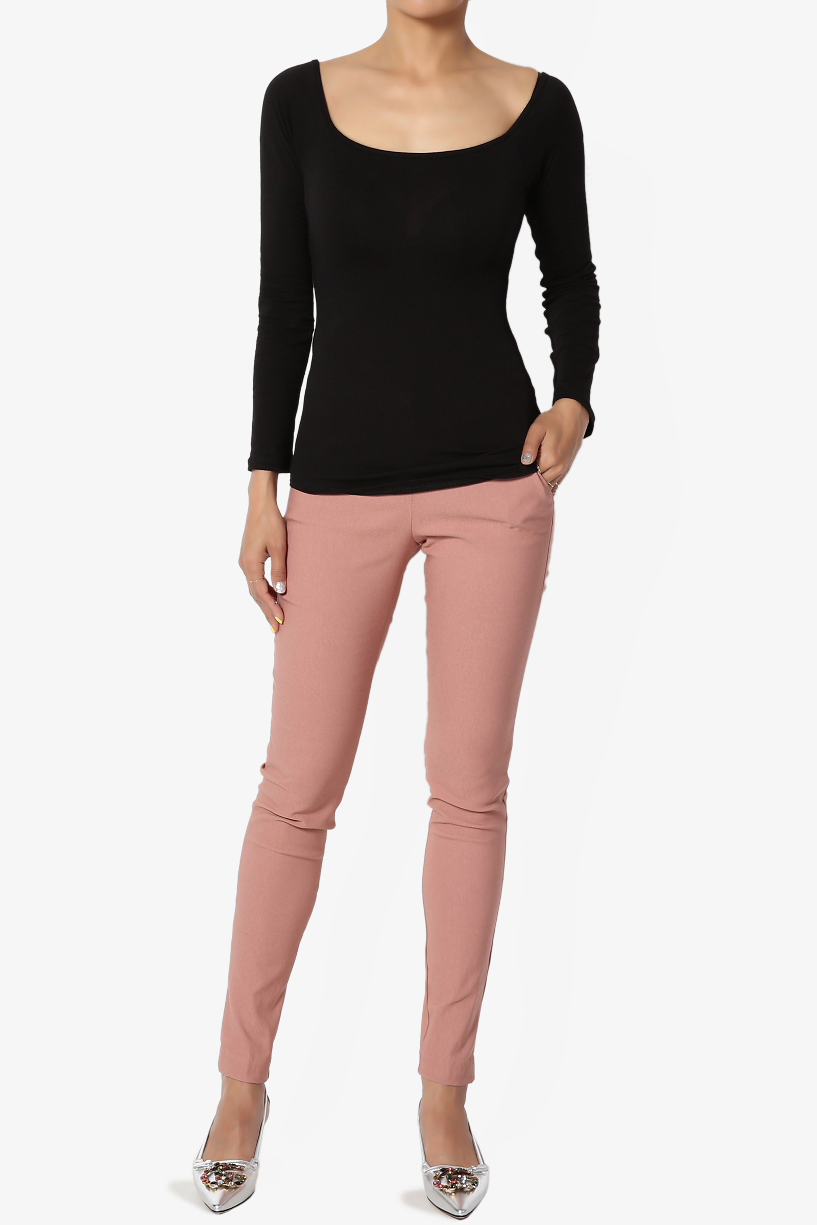 skinny crop trousers