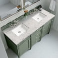 thumbnail image 3 of James Martin Vanities 650-V60d-Fejp Brittany 60" Free Standing Double Basin Poplar Wood, 3 of 7