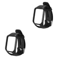 thumbnail image 4 of Maytalsory Silicone Wristband Strap For 2 3 Runner 2 3 Spark 3 GPS Watch black 2Set, 4 of 6