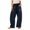 Navy, variant on Girl's Barrel Sweatpant High Waisted Wide Leg Sweat Pant Drawstring Athletic Baggy Pant Y2K Palazzo Patchwork Trousers