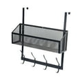 thumbnail image 2 of QSTDGVPW over The Door Hooks Organizer Multifunctional and 4 Hooks Hanging Door Organizer Black Single Tier, 2 of 9