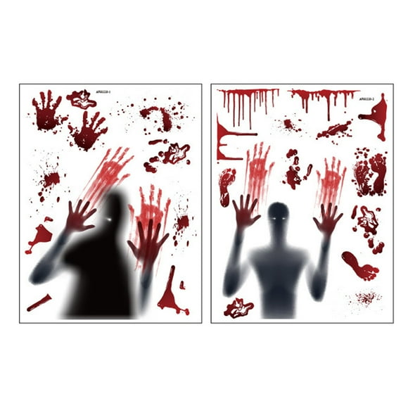 fsxdhpcsgfc Decoration Window Door Cover Scary Hands Window Cling Window Poster Garage School Sticker Tiles for Kitchen Wall Custom Wall Stickers Nature Wall Stickers