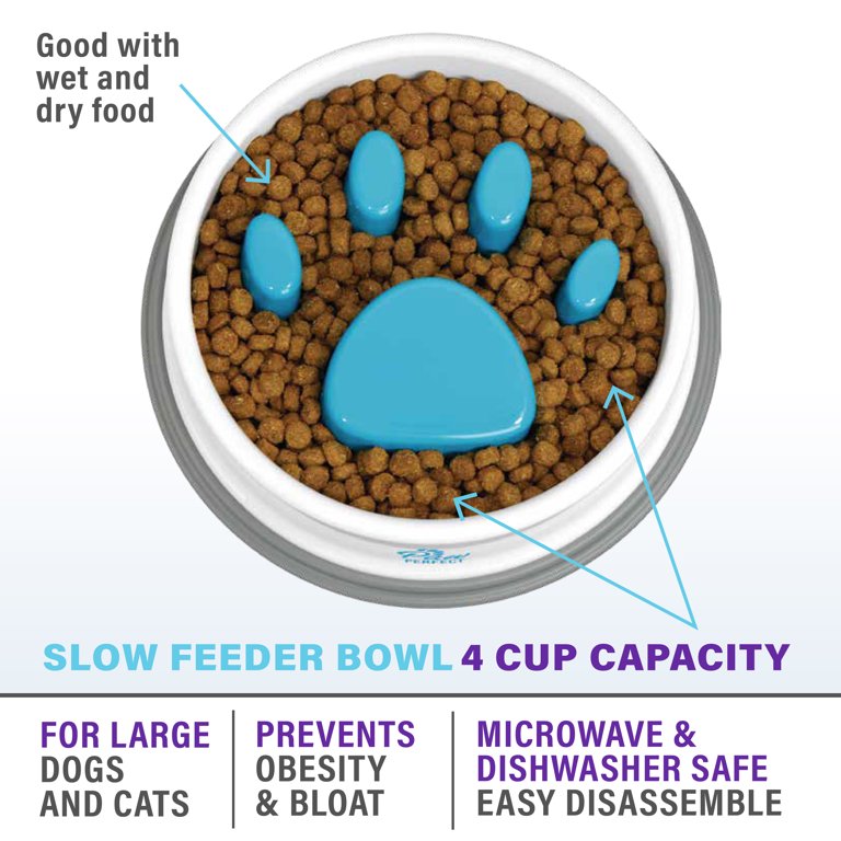 2 liter shower rod dog interactive toy Potaroma Dog Puzzle Toy 2 Levels, Slow Feeder main image 0