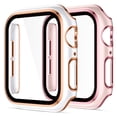 thumbnail image 2 of Funda para Apple watch Case 45mm 41mm 44mm 40mm 42mm 38mm accesorios PC Protector de pantalla de vidrio templado iWatch series 7 8 5 6 SE Tan Jianjun  unisex, 2 of 2