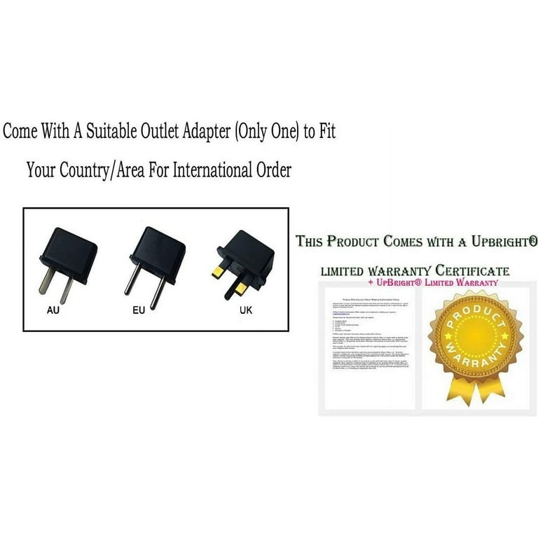 UpBright 12V UL AC/DC Adapter Compatible for Coolby ZealBook UpBright 12V UL AC/DC Adapter Compatible for Coolby ZealBook