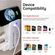 thumbnail image 5 of Protector contra Sobretensiones GE Blanco con 6 Salidas Giratorias y 2 Puertos USB, 5 of 8