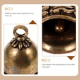 thumbnail image 2 of Accesorios de joyería de latón para bricolaje, estilo retro, colgante de campana de cobre puro, 2 of 8