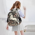 thumbnail image 6 of ALAZA Unicorn and Mushroom School Backpack Elementary Bag Bookbag Travel Rucksack, 6 of 6