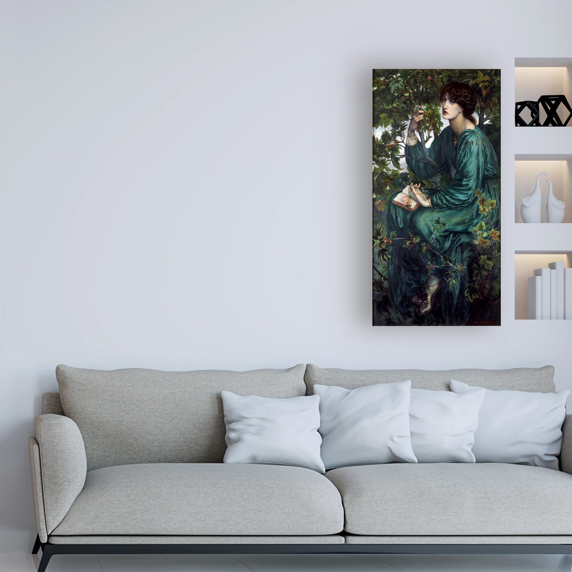 Rossetti  'The daydream' Canvas Art