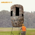 thumbnail image 6 of Muddy 90.00 x 50.00 x 84.00'' Liberty Tripod Stand Hunting Blind Enclosure with 8 Zippered Windows, 6 of 9