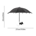 thumbnail image 3 of Black Suction Cup Phone Sun Shade Umbrella, UV Block & Anti-Glare Waterproof Cover, Adjustable Angle Phone Shield for Outdoor Live Streaming, Selfies & Video Calls, 3 of 6