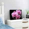 thumbnail image 3 of Chilfamy Orchid Print Canvas Wall Art Ready To Hang Home Decor 20x16in, 3 of 6