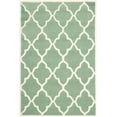 thumbnail image 2 of SAFAVIEH Cambridge Merletta Geometric Wool Area Rug, Teal/Ivory, 4' x 6', 2 of 8