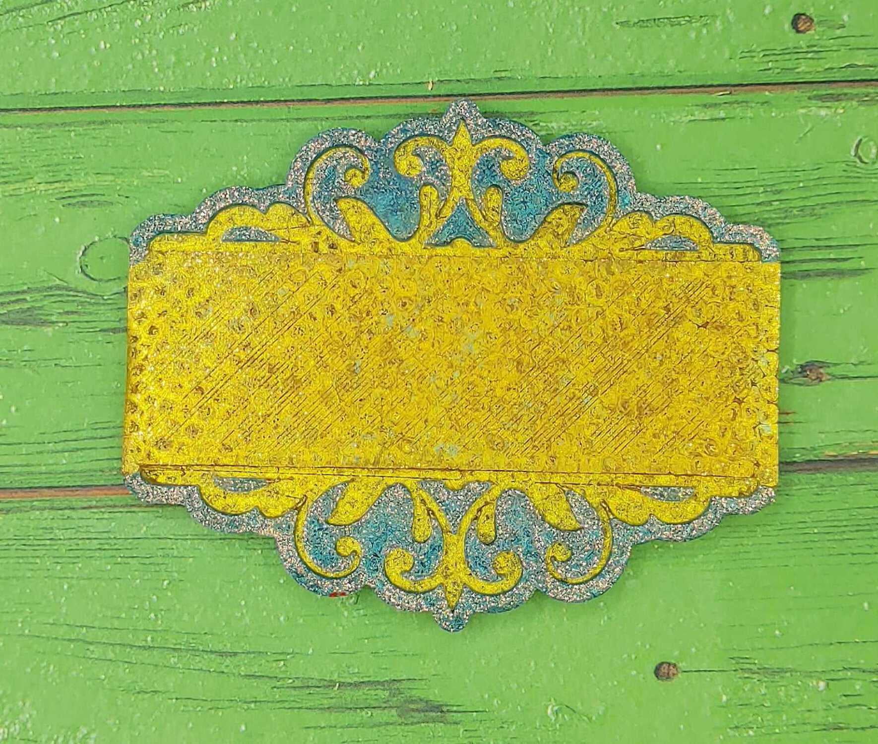 frame for rectangle cardstock silicone freshie mold