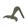 thumbnail image 2 of Zeckos Bronze Cast Iron Whale Tail Nautical Door Knocker 5.5 inch High, 2 of 5