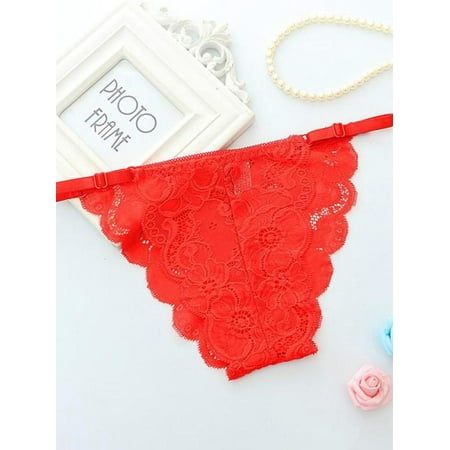 

Thin Women Lace Underwear Solid Sexy Lingerie Panties Summer Women String Thongs Seamless G-String Briefs Panties Underwear