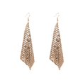thumbnail image 2 of YYKihy Women Earrings Metal Mesh Lattice Sequins Tassel Long Drop Dangle Earrings, 2 of 5