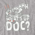thumbnail image 2 of Looney Tunes Whats Up Women's T Shirt, Athletic Heather, Small, 2 of 6