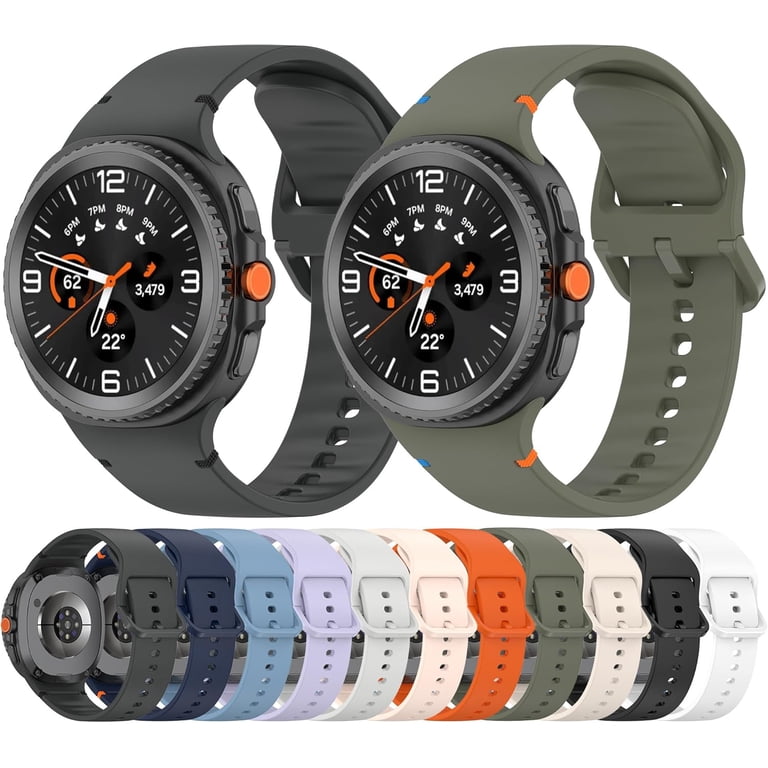 Samsung Galaxy Smart Watch with replacement band Amazon.com: Fit for Samsung Galaxy Watch FE Watch Bands  main image 4