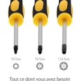 thumbnail image 2 of 7pcs Game Controller Repair Tool Kit, T6 T8 T10 Screwdriver Set Compatible with Xbox 360 / One/Series S/X Controller and Console, PS3, PS4 and PS5 Con, 2 of 5