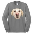 thumbnail image 2 of Wild Bobby, Golden Retriever Cute Gift, Dog Lover, Men Long Sleeve Shirt, Heather Grey, X-Large, 2 of 4