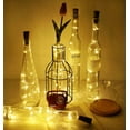 thumbnail image 4 of Wine Bottle Lights with Cork, Battery Operated 20 LED Cork Shape Silver Wire Colorful Fairy Mini String Lights(No Bottles) for DIY, Party, Decor, Christmas, Halloween,Wedding, 4 of 6