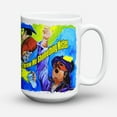 thumbnail image 2 of Carolines Treasures MW1108CM15 Mardi Gras Throw me something mister Coffee Mug 15 oz 15 ounce multicolor, 2 of 5
