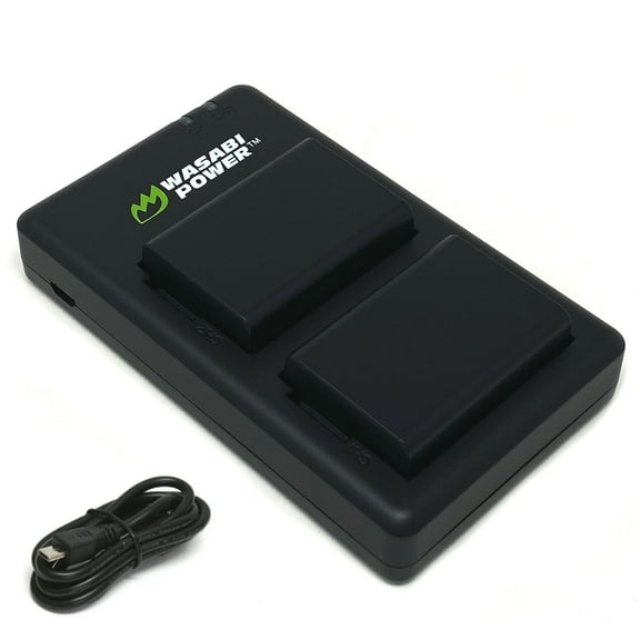 Wasabi Power Battery (2-Pack) and Micro USB Dual Charger for Nikon EN-EL25