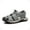 GREY, variant on Men's Closed-Toe Water Hiking Sandals with Quick-Dry Mesh and Arch Support