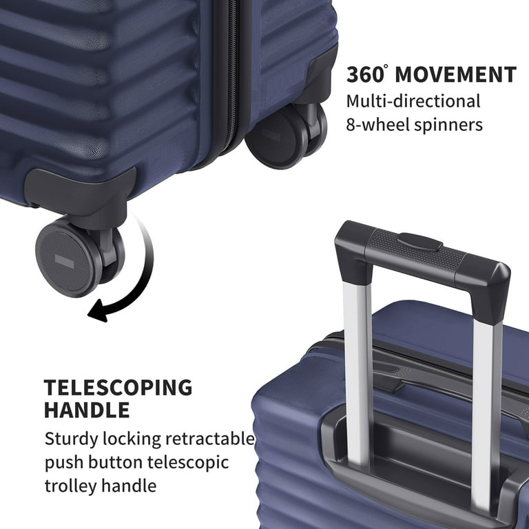 サイズ3 SUBLIG 3-PACK S/S multi Amazon.com | Coolife Luggage Expandable(only 28
