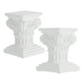 thumbnail image 1 of SHOWERORO 2 Pcs Colonnes Grecques en Résine Blanche Décoration Maison pour Mariages Femmes, 1 of 8