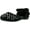 Black, variant on Jelly Beans CAPANO Toddler's Little Girl Ankle Strap Rhinstone Deco Sandal Shoes