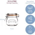 thumbnail image 3 of Kilner Cliptop Jar, 500 ml, 3 of 8