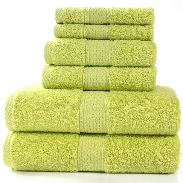 Ultra Soft 6Piece Towel Set 100 Pure Cotton, Contains 2 Oversized