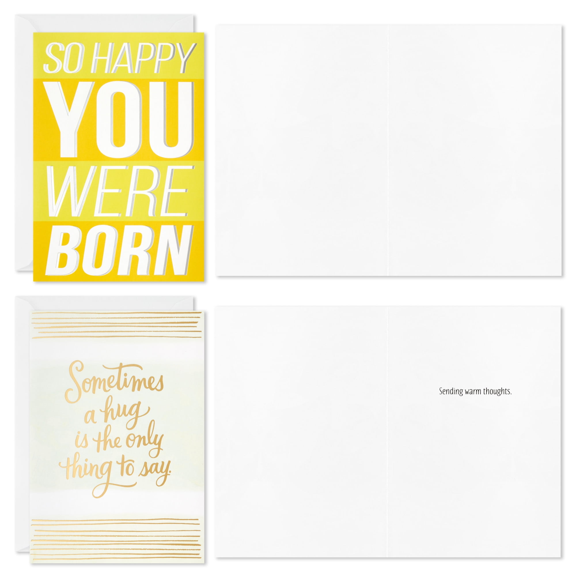 Hallmark Assorted Multi-Occasion Cards (Upbeat and Inspiring), Pack of 12