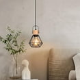 thumbnail image 4 of Mini Metal Iron Pendant Lighting for Kitchen Sink, Small Industral Style Pendant Light Fixture, American Farmhouse Pendant Light, Rustic Modern Pendant Lamp for Bedside Dining Room, 4 of 7