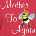 thumbnail image 3 of CafePress - Mother To Be Again Women's Dark T Shirt - Women's Traditional Fit Dark T-Shirt, 3 of 4