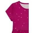 thumbnail image 2 of Wonder Nation Girls Dress and Biker Shorts Set, 2-Piece, Sizes 4-18 & Plus, 2 of 3