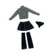 thumbnail image 5 of 1/6 Top de manga larga y falda con calcetines, traje informal de cosplay elegante para figuras de mujer de 12 pulgadas, accesorio de disfraz, 5 of 8