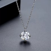 925 Sterling Silver Hainan Sapphire Pendant Necklace, Light Blue Oval Gemstone, Women's Fine Jewelry-Golden