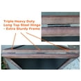 thumbnail image 4 of Tektrum Large Sturdy Vintage Rustic Wood Magnetic Double-Side Sign Board, 4 of 6