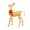 A, variant on LED Light Up Reindeer Decor for Christmas Yard, Outdoor Garden and Indoor Patio Decorations with Red Bows, Holiday Lighted Figures for Family(A)