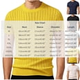 thumbnail image 2 of COSFO Men Tshirts Summer Knit Blue Short Sleeve Shirt Slim Fit Crew Neck Casual Mens T Shirts 3xl, 2 of 5