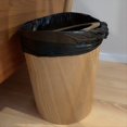 thumbnail image 4 of Cubo de Basura de Madera para el Hogar, Cubo de Basura, Cubo de Basura para Hotel, Sala de Estar, Oficina, Papelera, Cubo de Reciclaje Nórdico B, 4 of 5